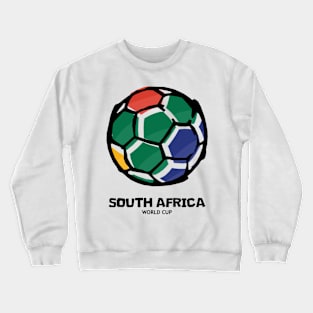 South Africa Football Country Flag Crewneck Sweatshirt